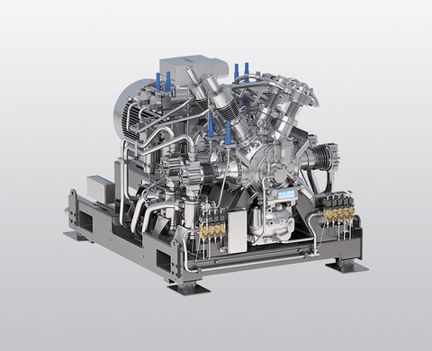 BAUER I 52 water-cooled, high-pressure compressor